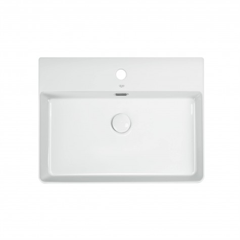 Раковина Qtap Nando LT 600х440х130 White з донним клапаном QT12112173W