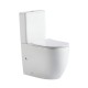 Унітаз підлоговий Qtap Robin New Ultra Quiet безобідковий з сидінням Soft-close WHITE QT13226083AW