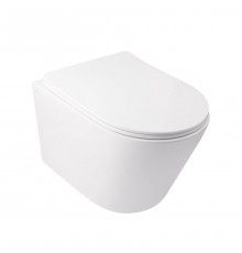 Унітаз підвісний Qtap Swan Soft-close QT16335178W