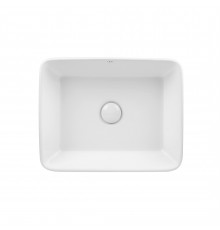 Раковина-чаша Qtap Tern 475х370х140 White з донним клапаном QT17112074W