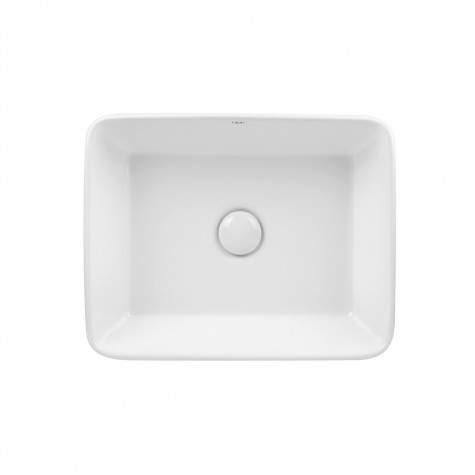 Раковина-чаша Qtap Tern 475х370х140 White з донним клапаном QT17112074W