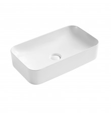 Раковина-чаша Qtap Tern 605x350x140 White з донним клапаном QT17112270W