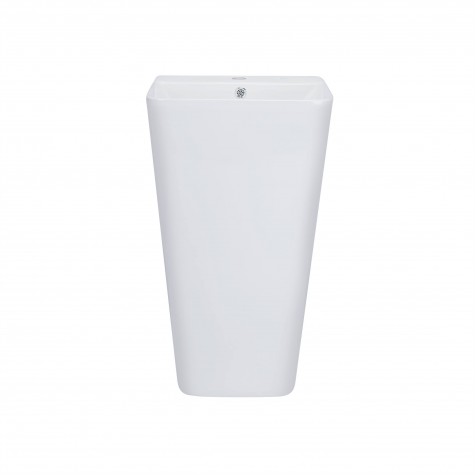 Раковина для підлоги моноблок Qtap Tern 440х380х830mm White з донним клапаном QT1711G302W