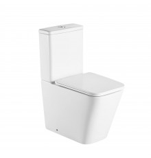 Унітаз підлоговий Qtap Tern Ultra Quiet безобідковий з сидінням Soft-Close QT17222175AUQ1W White