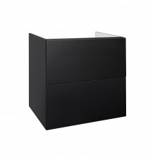 Тумба підвісна Qtap Tern 600х580х437 Matt black QT1774TPL602MB