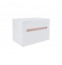 Тумба підвісна Qtap Virgo 700х476х469 White/Whitish oak зі стільницею QT1879TPА701WWO