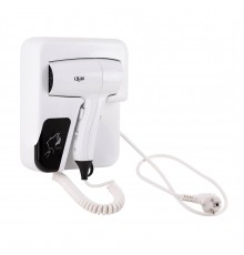 Фен із тримачем Qtap Pohodli 1200 Вт QTF1200RNP White (Pobut)