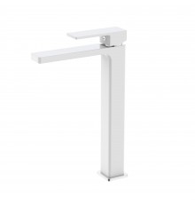 Змішувач для раковини Qtap Gemini високий QTGEM269CRW45679 Chrome/White