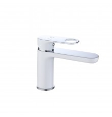 Змішувач для раковини Qtap Jay QTJAY270CRW45551 Chrome/White