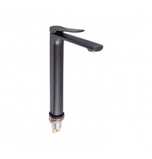 Змішувач для раковини Qtap Slavonice високий QTSLA1042H103B Black Matt