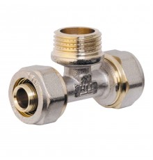 Трійник обтискний Valve 16х1/2"х16 ЗР SV160161516