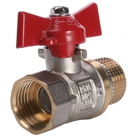 Кран кульовий прямий WATER VALVE 1/2″ ЗВ КБ NV-V Q002