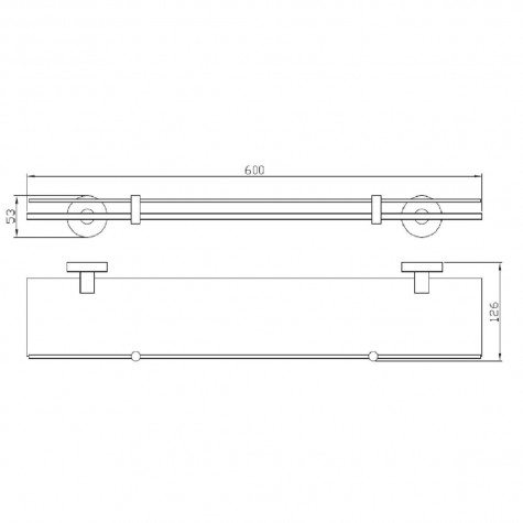 Полиця Perfect Sanitary Appliances SP 8127