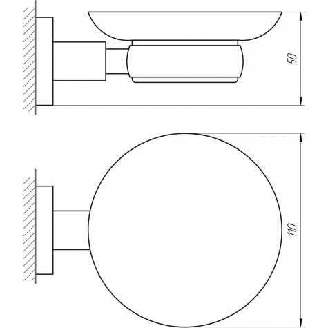 Мильниця Perfect Sanitary Appliances SP 8122