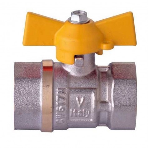 Кран кульовий прямий WATER VALVE 1/2″ ВВ ЗБ NV-V Q001