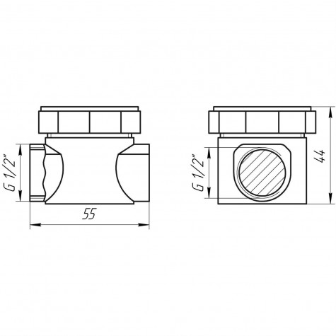 Фільтр грубого очищення для газу SOLOMON 1/2″ F8016