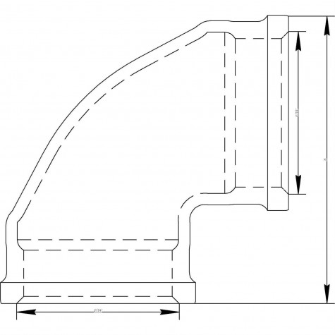 Кутник VIEGA 3090 1 1/4″ ВВ (269210)