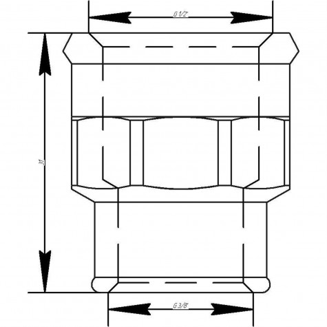 Муфта VIEGA 3240 1/2