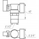 Кран кульовий кутовий для пральної машини SOLOMON 1/2″х3/4″ A7172