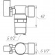 Кран кульовий кутовий SOLOMON 1/2″х1/2″ A7172