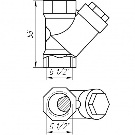 Фільтр грубого очищення ARCO 1/2″ 01830 SPAIN