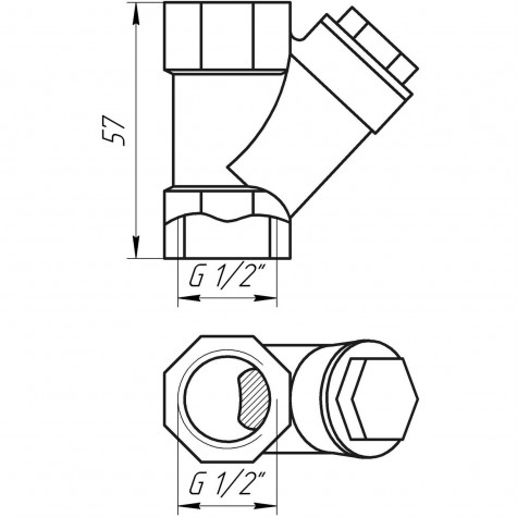 Фільтр грубого очищення SOLOMON S 1/2″ SUPER 8010