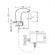Змішувач сенсорний для умивальника TRES TRONIC 19290603 Hot/Cold з трансформатором 230V/6V
