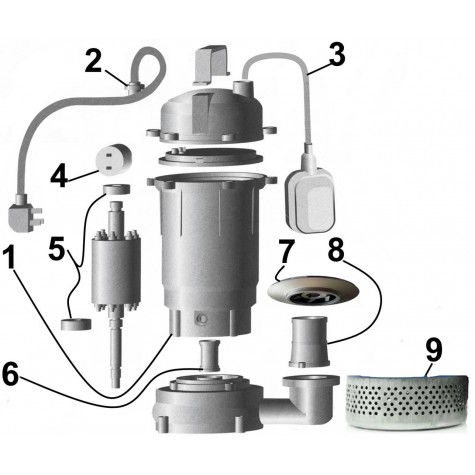 Насос дренажний VOLKS pumpe QDX6-12 1,1 кВт