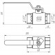 Кран кульовий прямий SELBA 1/2″ ВР КР SL1506