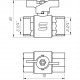 Кран кульовий прямий SELBA 3/4″ ВР ЖБ SL1507