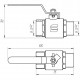 Кран кульовий прямий SELBA 3/4″ ЗВ КР SL1505