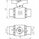 Кран кульовий прямий SELBA 3/4″ ЗЗ КБ SL1503