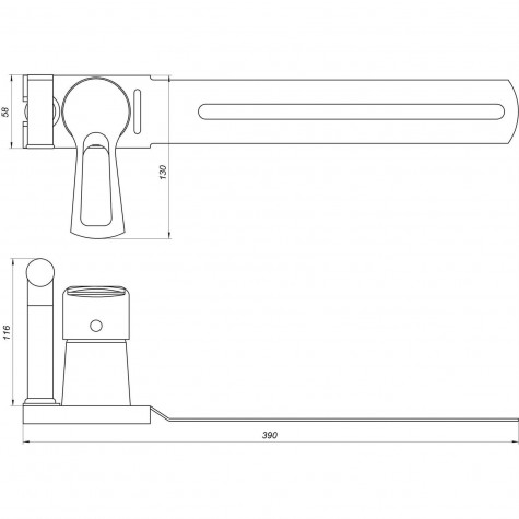 Змішувач для біде Globus Lux SEVA GLSV-0206