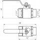 Кран кульовий прямий Q PROFESSIONAL 3/4″ КР PN40 QP152