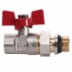 Кран кульовий прямий з американкою WATERVALVE Q003 NV-V123 1/2″ ЗB