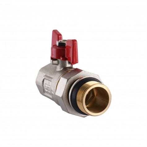 Кран кульовий прямий з американкою WATERVALVE Q003 NV-V343 3/4″ ЗB