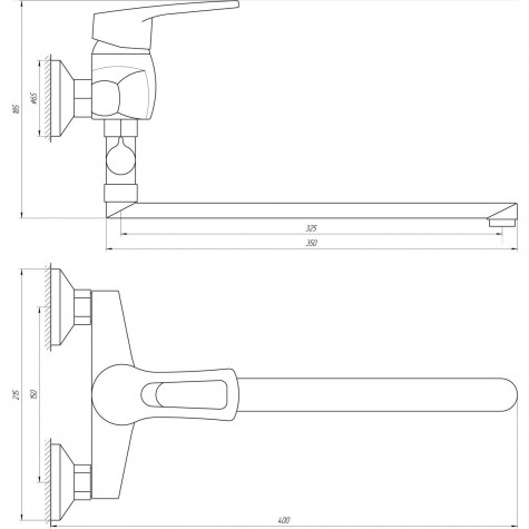 Змішувач для ванни DOMINO SIRIUS DSV-108