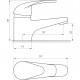 Змішувач для умивальника EcoMix ENERGO E-GEZ-101-WH