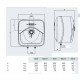 Водонагрівач ARISTON ANDRIS RS 15 U/3 підведення води