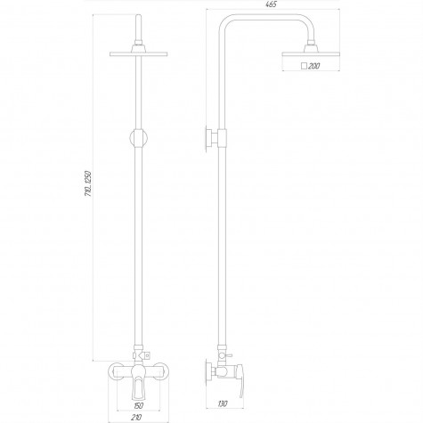 Душова система Globus Lux SEVA GLSV-0088