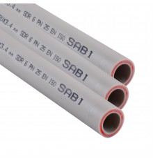 Труба Sabi PPR Fiber PIPE ф20*3.4мм PN 25 зі скловолокном