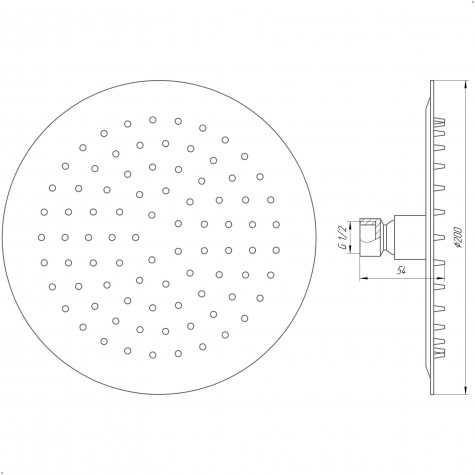 Душова лійка Globus Lux STS-0200