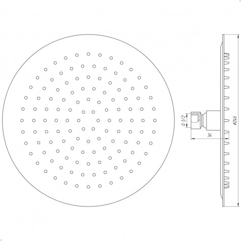 Душова лійка Globus Lux STS-0250