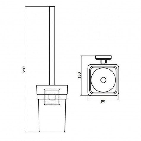 Йоржик настінний Perfect Sanitary Appliances КВ 9929A