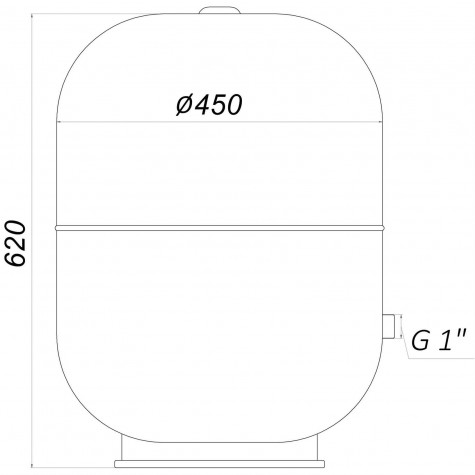 Гідроакумулятор із фіксованою мембраною 80 л ZILMET HYDRO-pro 10bar ( 11A0008000 )