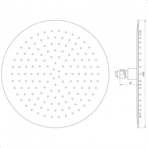 Душова лійка Globus Lux STS-0300