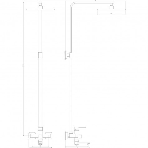 Душова система Globus Lux MILANO VAN-DS0026