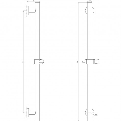 Душова стійка Globus Lux SUS-1106