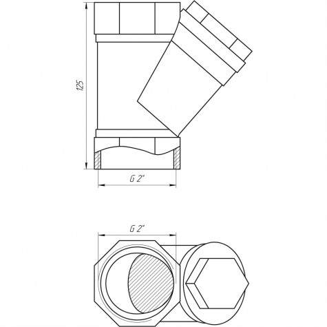 Фільтр грубого очищення SELBA 2″ SL1512