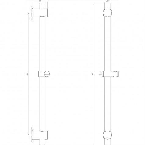 Душова стійка Globus Lux SUS-1107